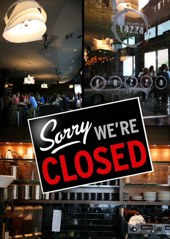 Tazza, the popular Downcity hangout, closed for good on January 1, 2014