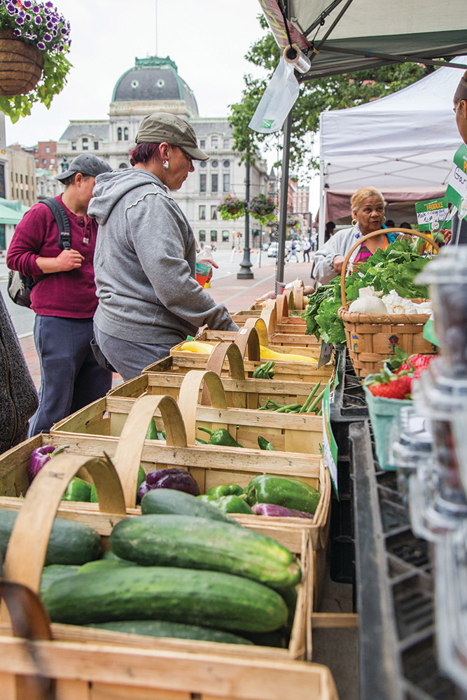 Farm fresh comes to Kennedy Plaza for the Downtown Providence Farmers Market