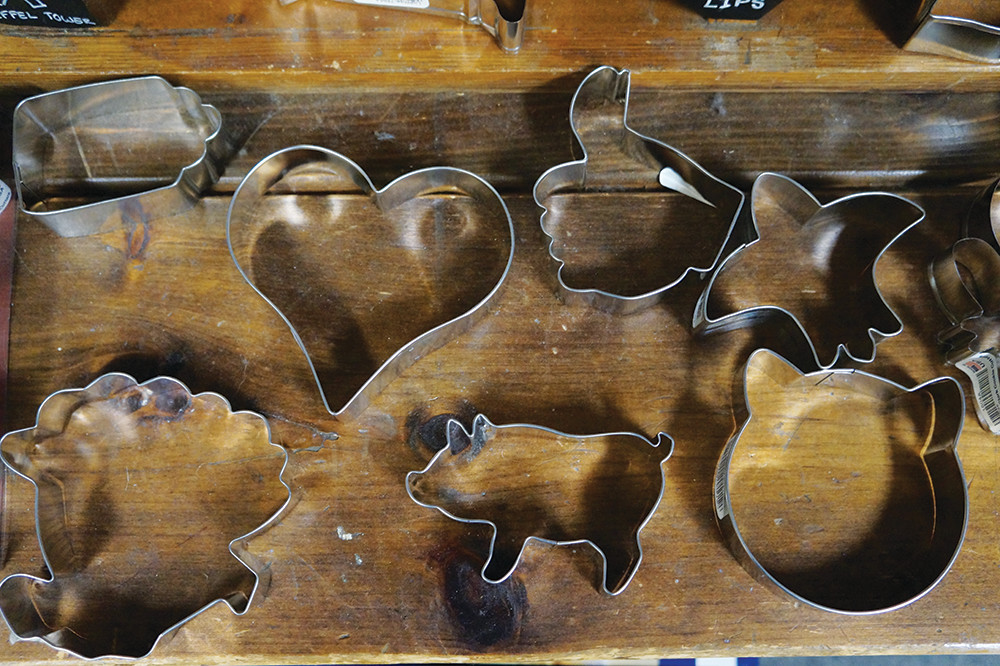 Assorted cookie cutters: $1.50 each