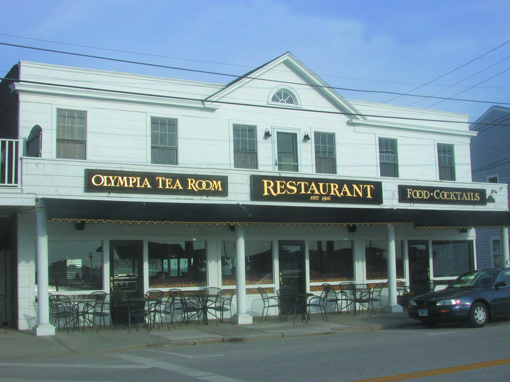 The Olympia Tea Room Room is a Watch Hill institution