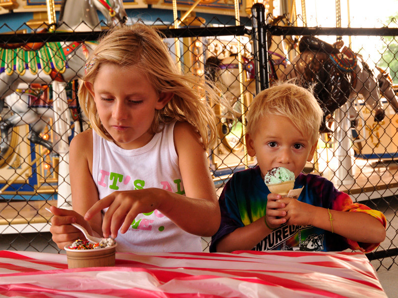 Cool off with Burdick's Ice Cream after a day of family fun at Adventureland in Narragansett