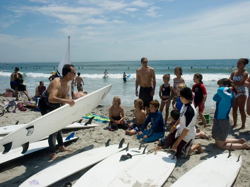 Learn to ride the waves with Peter Pan Surfing Academy on Narragansett Town Beach