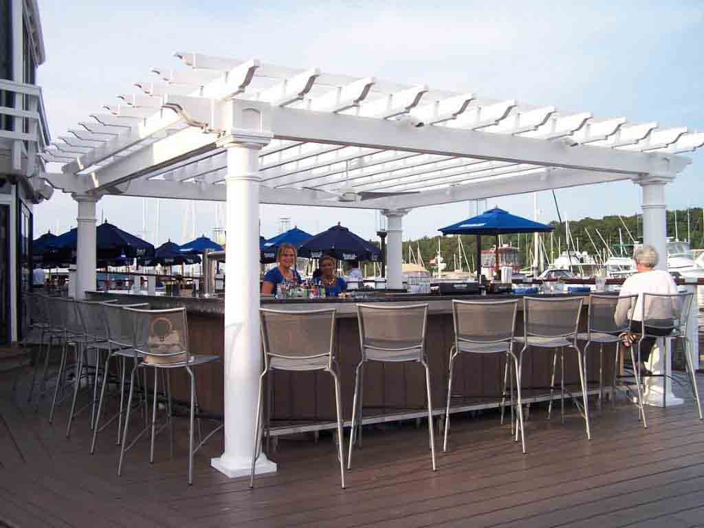 Blu On the WaterThis new restaurant and tavern has a Miami resort-like feel with its enormous waterfront deck, outdoor glass fire pits and tornado fire lanterns. Enjoy exquisite and delicious menu items in a historic warehouse. Live music, free valet and free dock slips add to the experience.Restaurant Week Specials: Lobster Salad on Brioche, Lemon, micro greens - $14.77; Grilled Scallops and Risotto, Corn, asparagus, goat cheese - $16.77