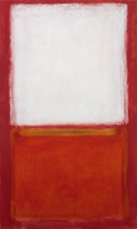 Mark Rothko, Untitled, 1954. Museum purchase in honor of Daniel Robbins: The Chace Fund, The Collectors’ Acquisition Fund, Georgianna Sayles Aldrich Fund, Mary B. Jackson Fund, Walter H. Kimball Fund, Jesse Metcalf Fund, Museum Gift Fund, and gifts of Mrs. George Harding, Mrs. Lewis Madeira, Mrs. Malcolm Farmer, Mrs. Frank Mauran, George H. Waterman III, Mrs. Murray S. Danforth, Mrs. Rus- sell Field, Mrs. Albert Pilavin, Mr. and Mrs. Bayard Ewing, Mr. and Mrs. Tracy Barnes, Mr. and Mrs. Wil- liam Boardman, Mr. and Mrs. Roy Neuberger, Mrs. Lee Day Gillespie, Mr. and Mrs. Carl Haffenreffer, and Richard Brown Baker. On view in the RISD Museum’s 20th-Century Galleries.