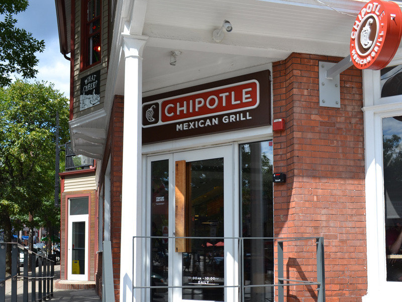 Chipotle235 Thayer Street | (401) 621-2503Although a nationwide chain, Chipotle serves up good Mexican food and the company has adopted many sustainable practices into its business model.