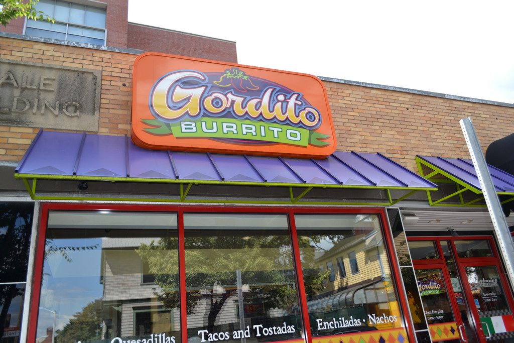 Gordito Burrito258 Thayer Street | (401) 455-3666Found in the same location as Antonio’s Pizza, Gordito is an affordable place to get a massive burrito, all made fresh with options for meat lovers and vegetarians.