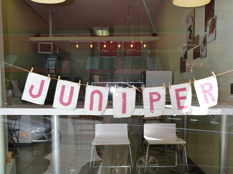 Juniper Frozen Yogurt 229 Thayer Street | (401) 421-4851 Although ice cream and summer feel inseparable, your hard-earned beach body will appreciate a healthier alternative: Frozen yogurt. Juniper Frozen Yogurt is a family-owned business that serves up organic frozen yogurt, toppings and healthy smoothies. Juniper is easy on your waistline: a half-cup of their yogurt is under 100 calories.