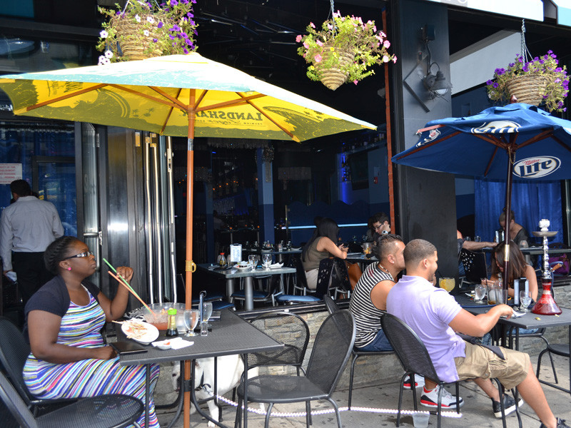 Shark Bar & Grill275 Thayer Street | (401) 490-0212At Shark Bar and Grill, house music pumps through the dark interior (but there is the option to sit outside).