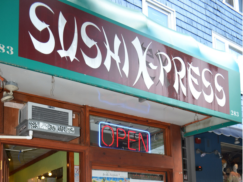 Sushi Express 283 Thayer Street | 401-831-1919Sushi Express is super tiny, so take out is a smarter bet.