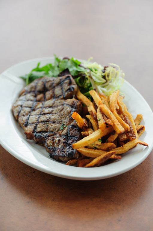 Rib-Eye Steak with house cut fries
