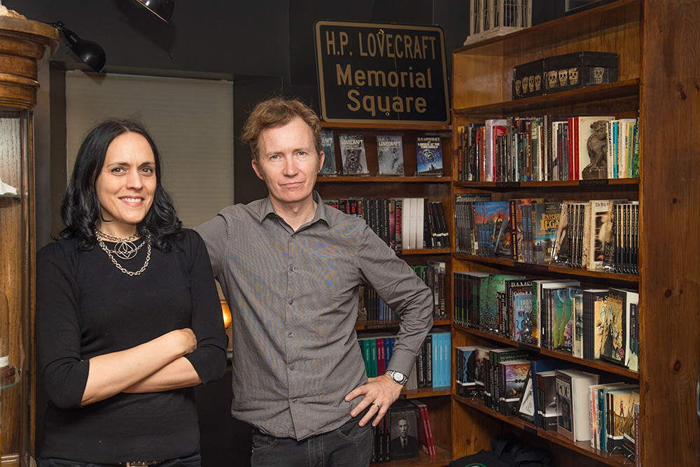 Carmen Marusich and Niels Hobbs of the Lovecraft Arts and Sciences Council