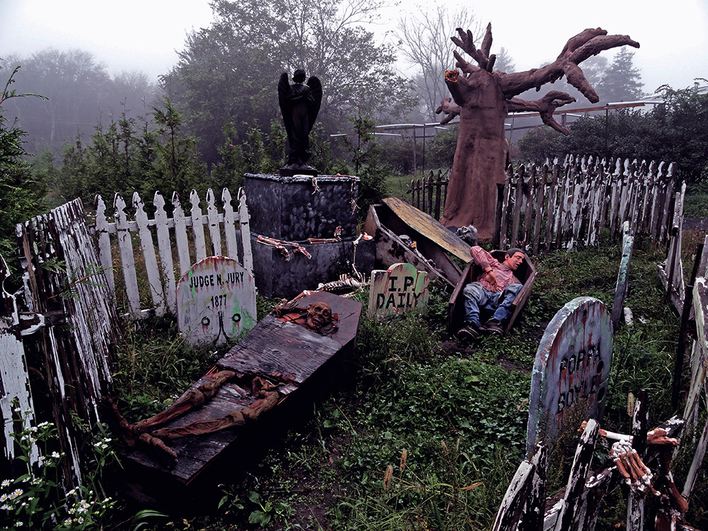 Highland Farms in Wakefield transforms into an ominous outdoor attraction at Trails of Terror.