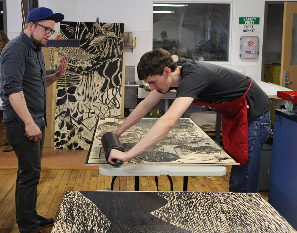 Take a large format printing class at AS220