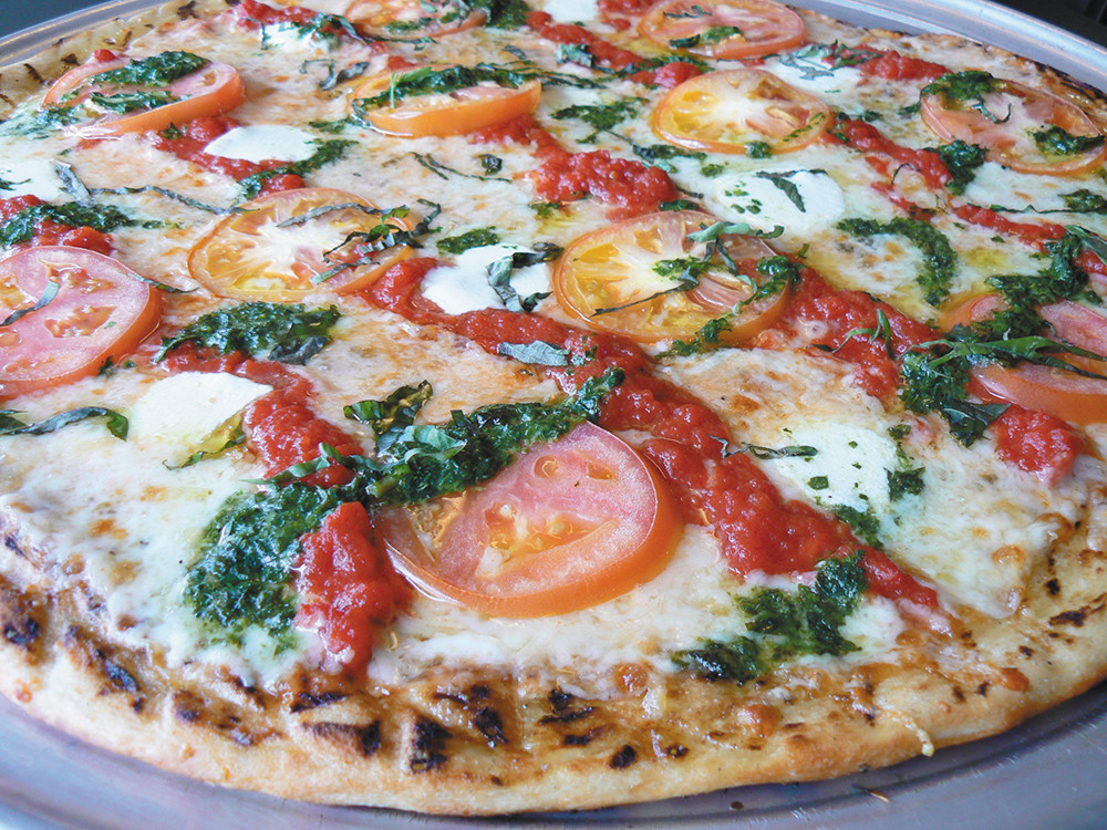 Wood Grilled Margherita Pizza