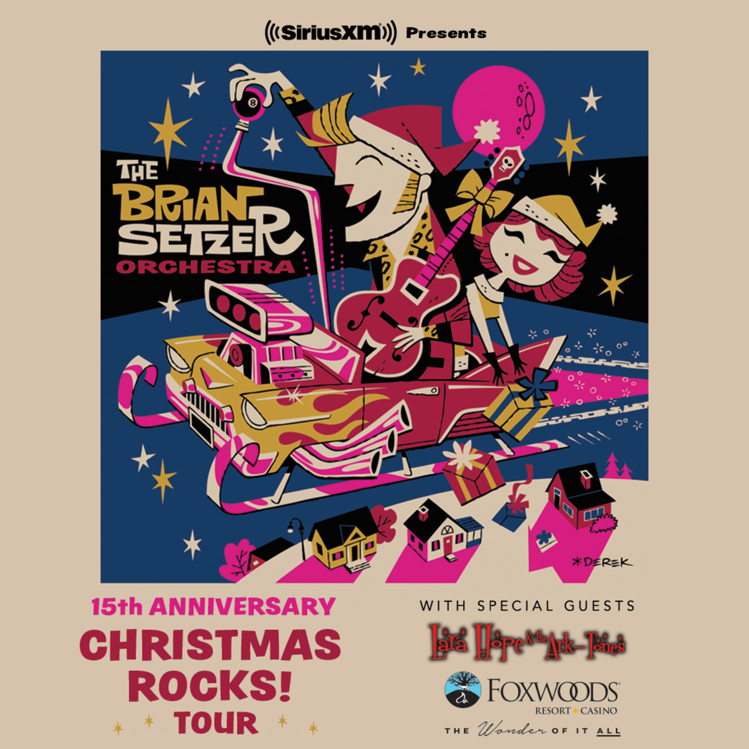Brian Setzer Orchestra Christmas Rocks! Tour at Foxwoods Resort Casino