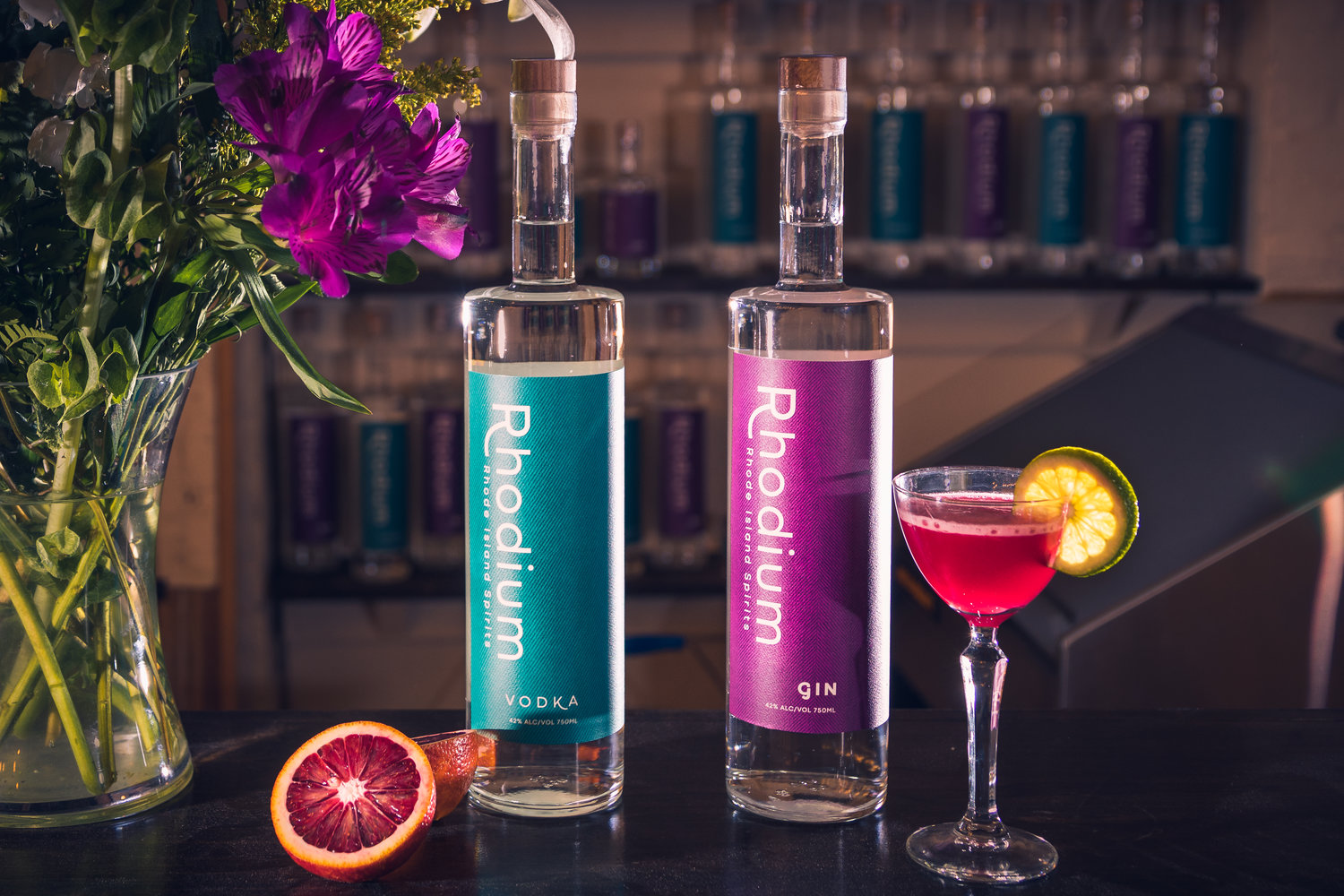 Rhode Island Spirits is new to the scene, offering inventively flavored vodka and gin