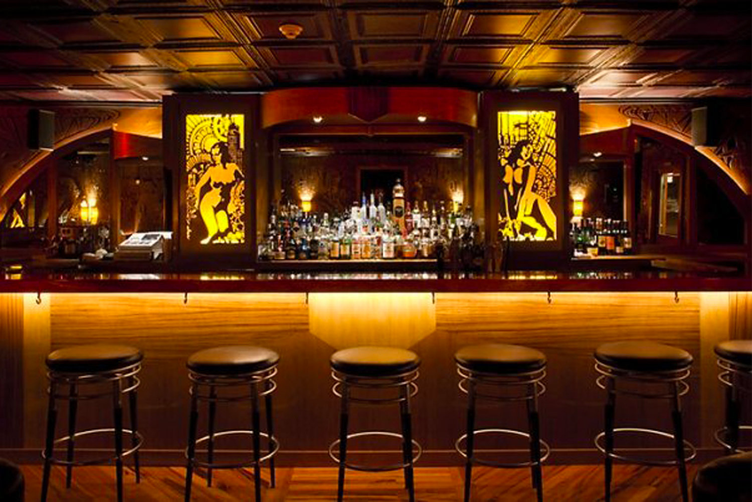 While currently closed, The Avery’s signature bar will be patiently waiting for the return of indoor customers