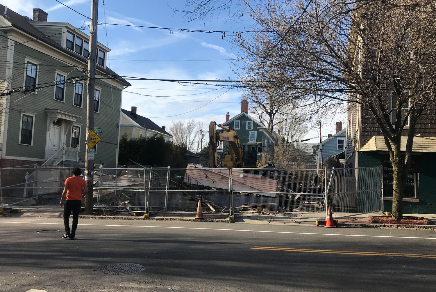 Fox Point neighbors were dismayed by the April demolition of the 200-year-old Duck & Bunny building, located on Wickenden Street