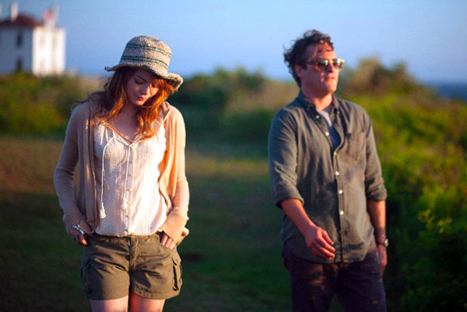 Emma Stone and Joaquin Phoenix on location for Woody Allen’s Irrational Man