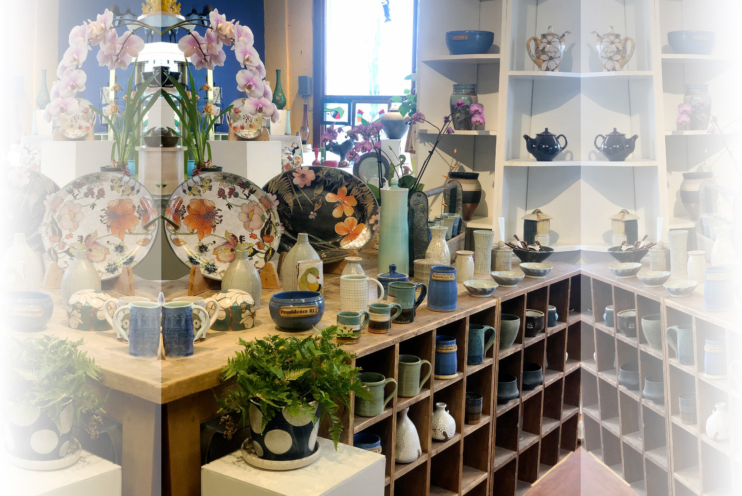 Find hand-crafted mugs at Three Wheel Studio on Wickenden