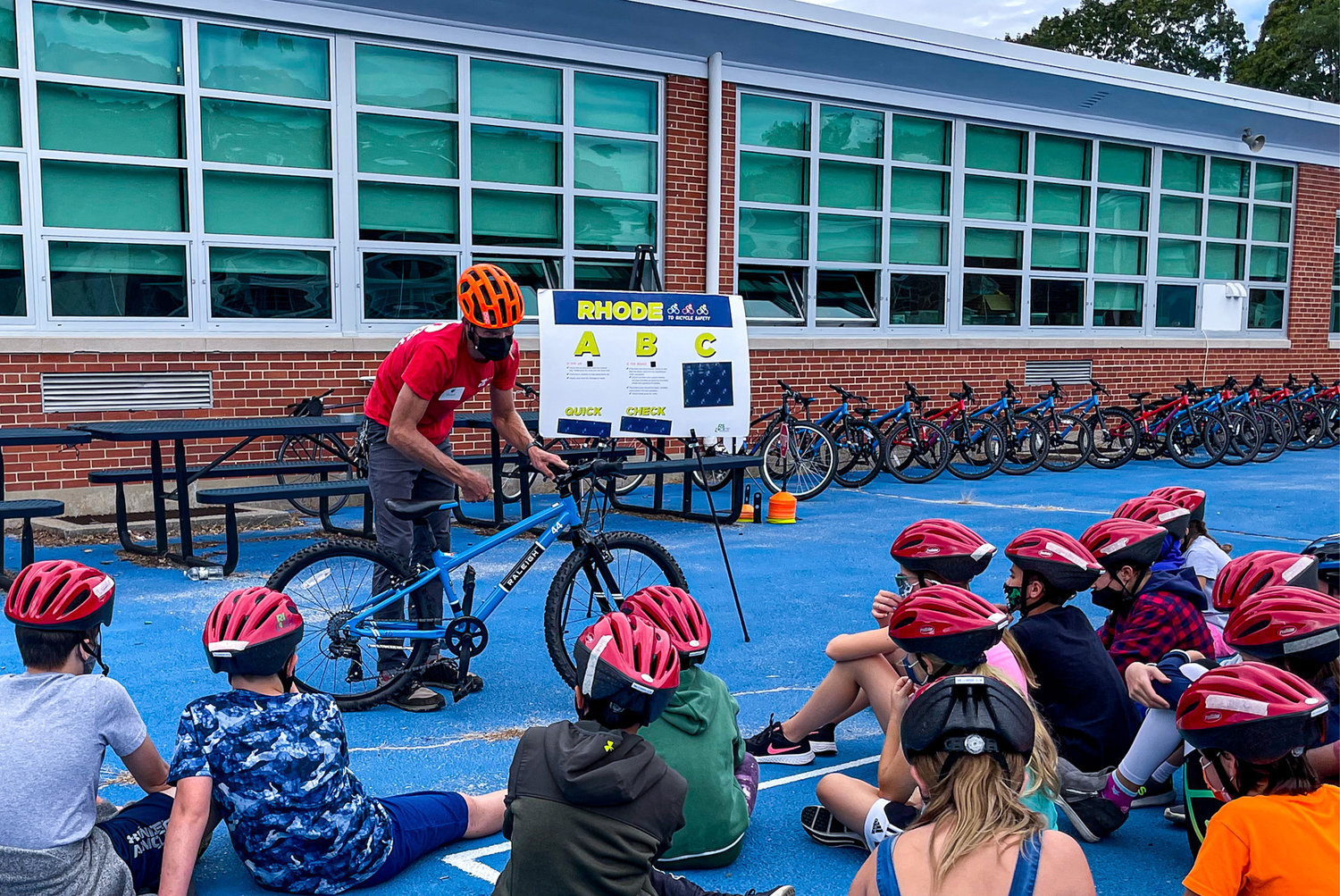 learning the fundamentals of bike mechanics at red shed bike camp