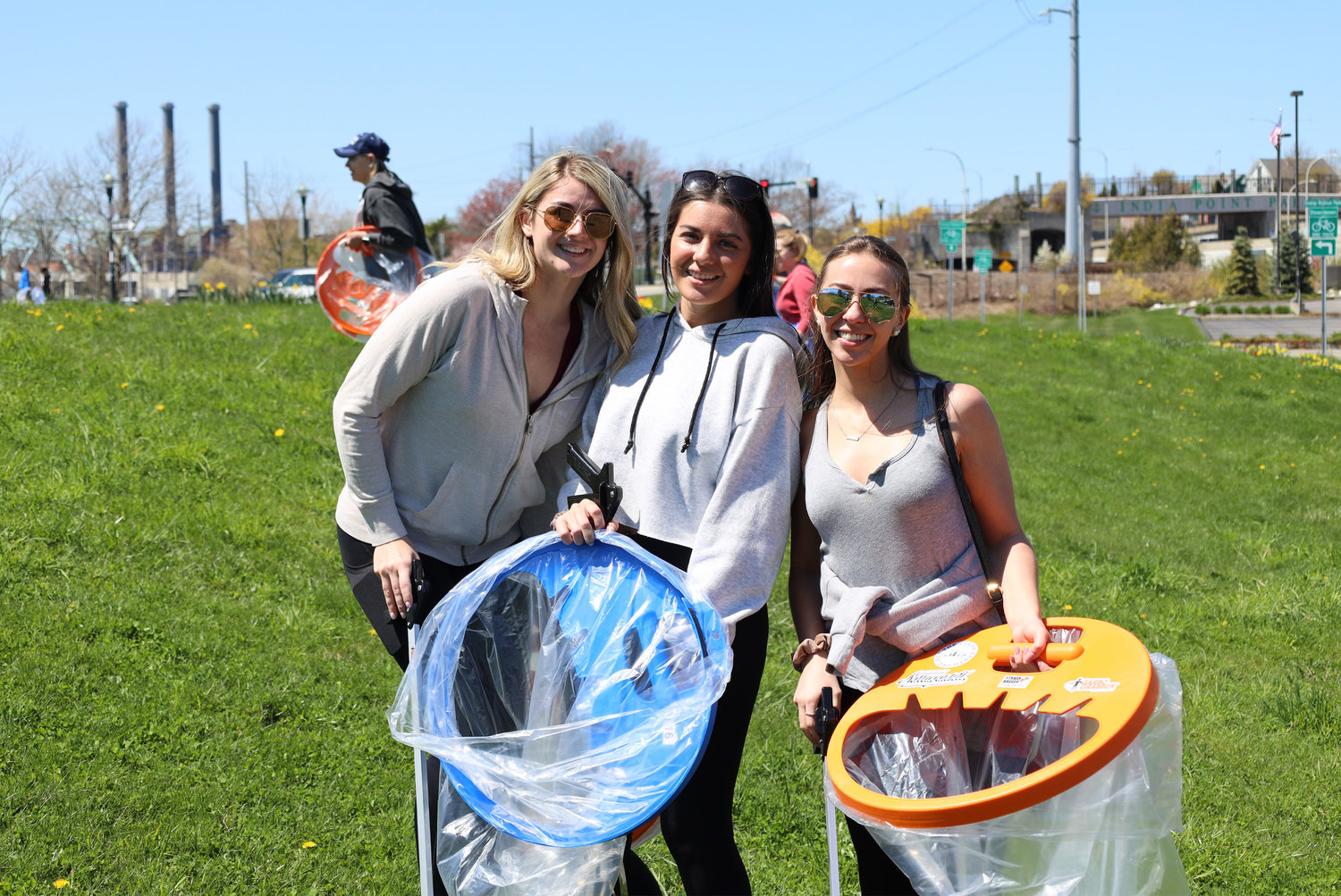 More than 100 FPNA neighbors participated in a litter cleanup in India Point Park over Earth Day weekend