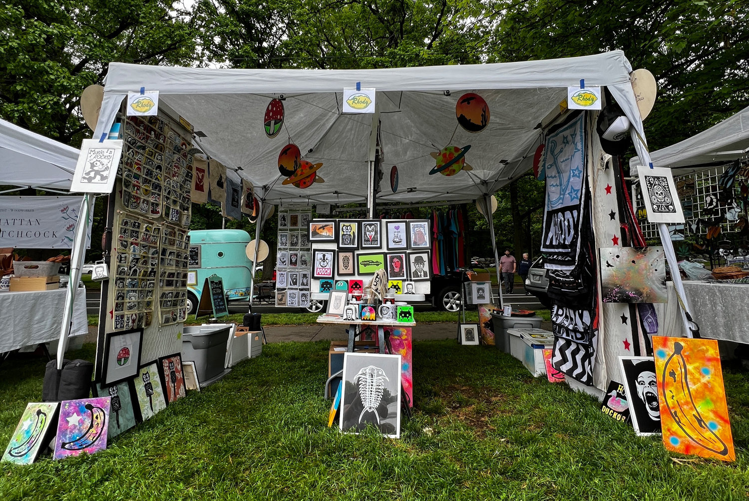 Find vendors, like Taft Street Studios, set up at the PVD Artisans Market