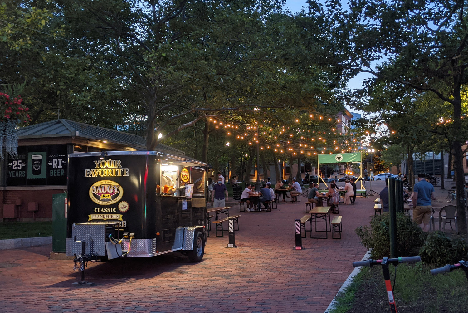 Outdoor trivia takes place at Trinity Beer Garden every Thursday