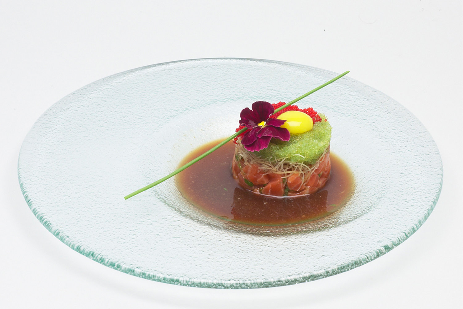 A Tuna Tartar from Jacky's Waterplace & Sushi Bar is edible art