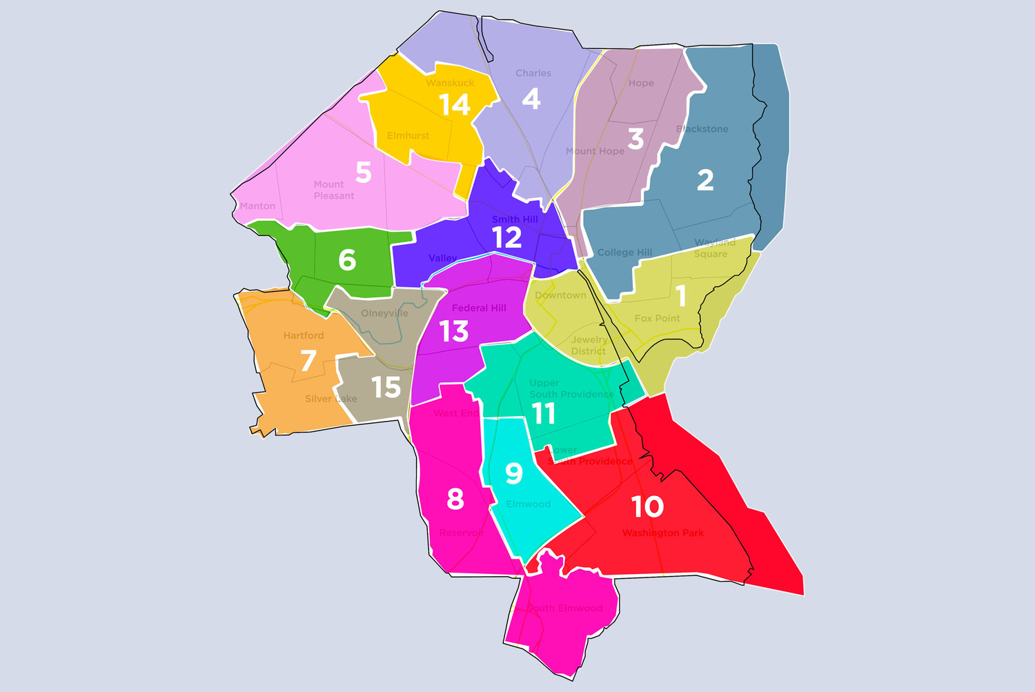 Not sure which ward is yours? Visit 
Council.ProvidenceRI.gov/Ward-Boundaries/