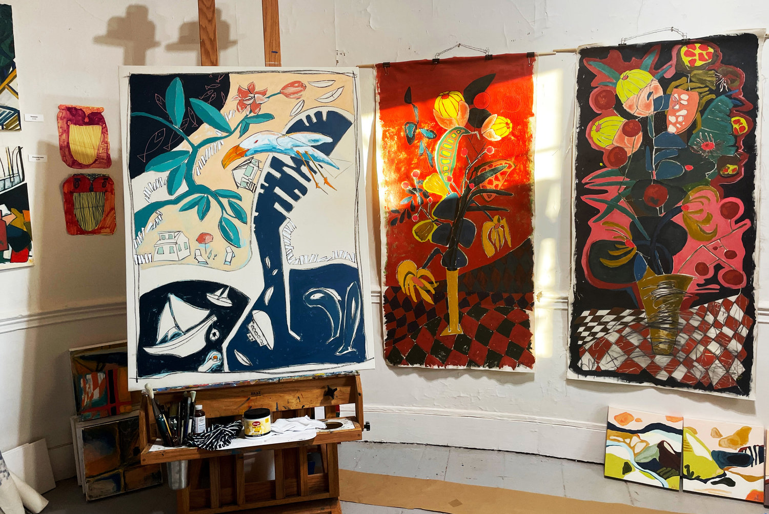 Inside the studio of artist Anahid Ypres