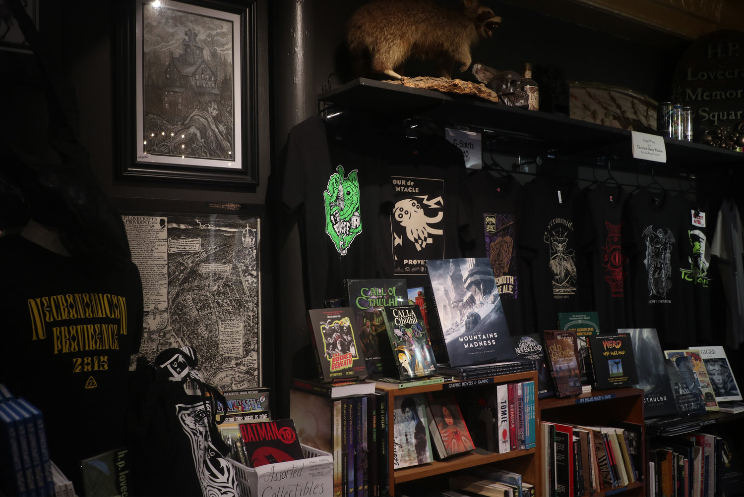 The Lovecraft Arts & Sciences headquarters in The Arcade