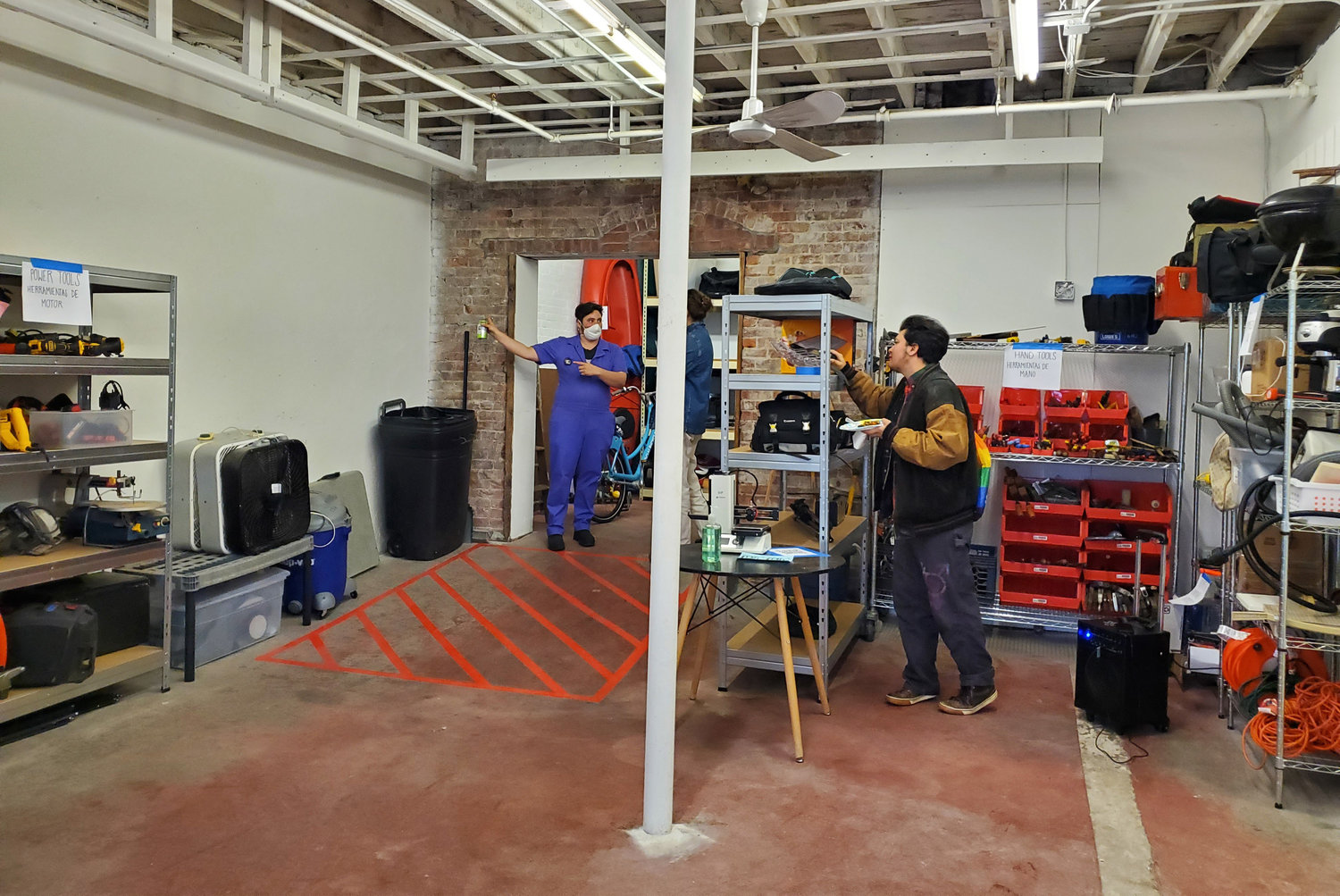 A unique Olneyville cooperative allows members to rent out tools and equipment