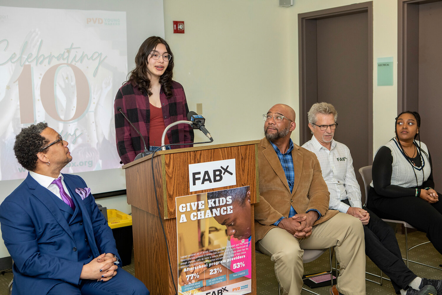 Katie Ochoa shared her FabNewport experiences at a recent press conference