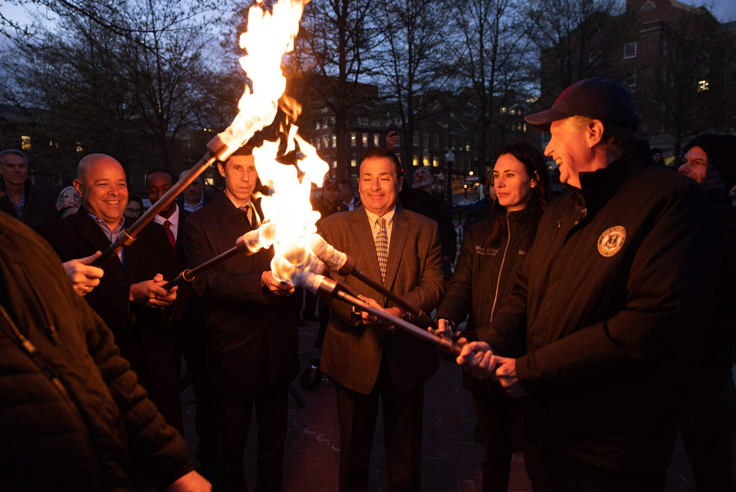 Local luminaries serve as special guest lighters on WaterFire Day