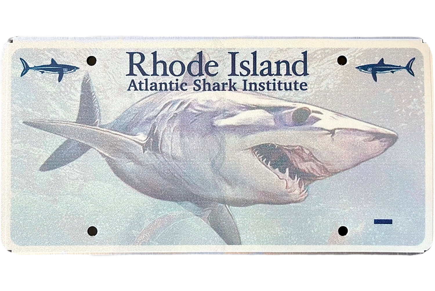 Shark license plate