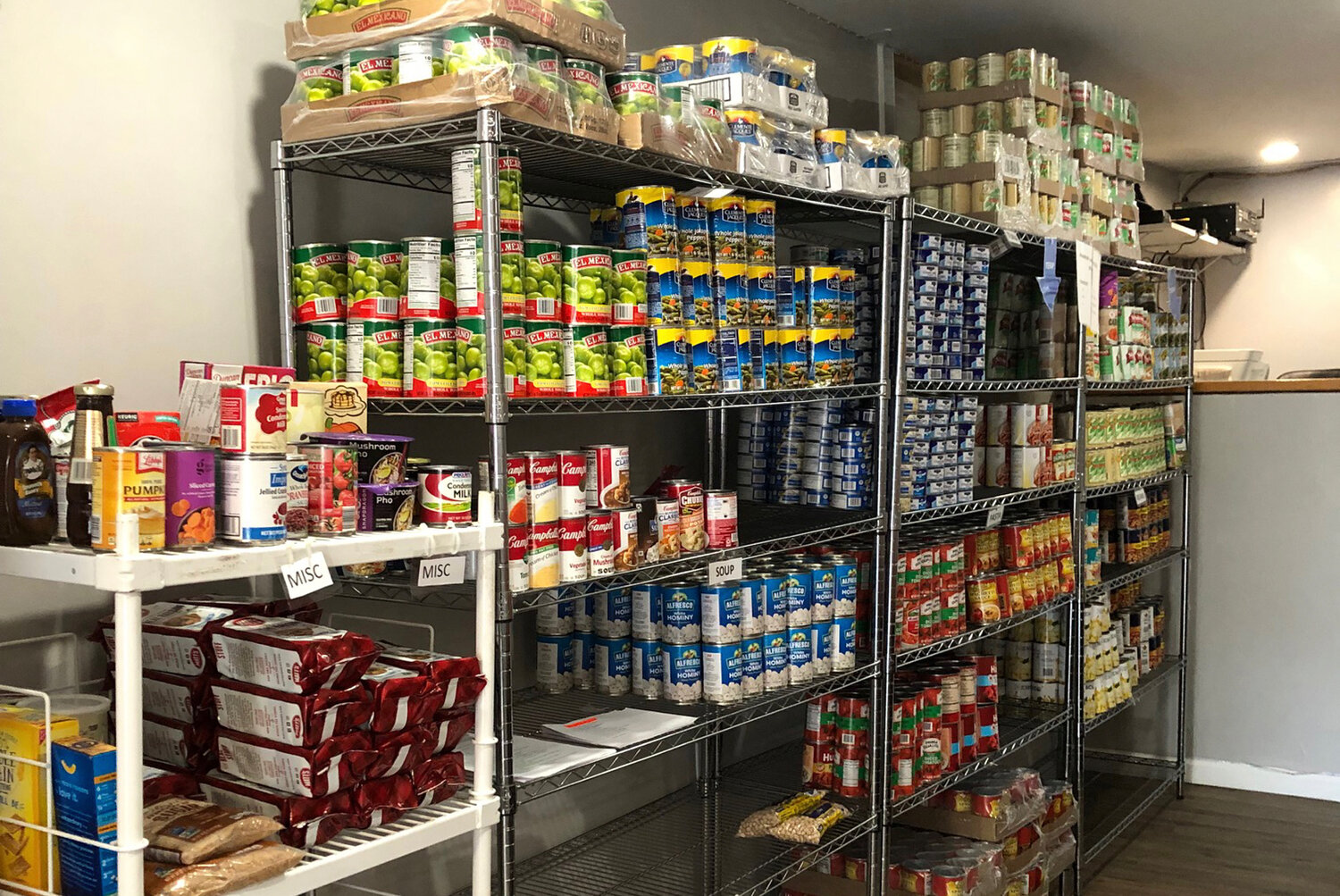 Inside the new Your Neighborhood Food Pantry on Branch Avenue